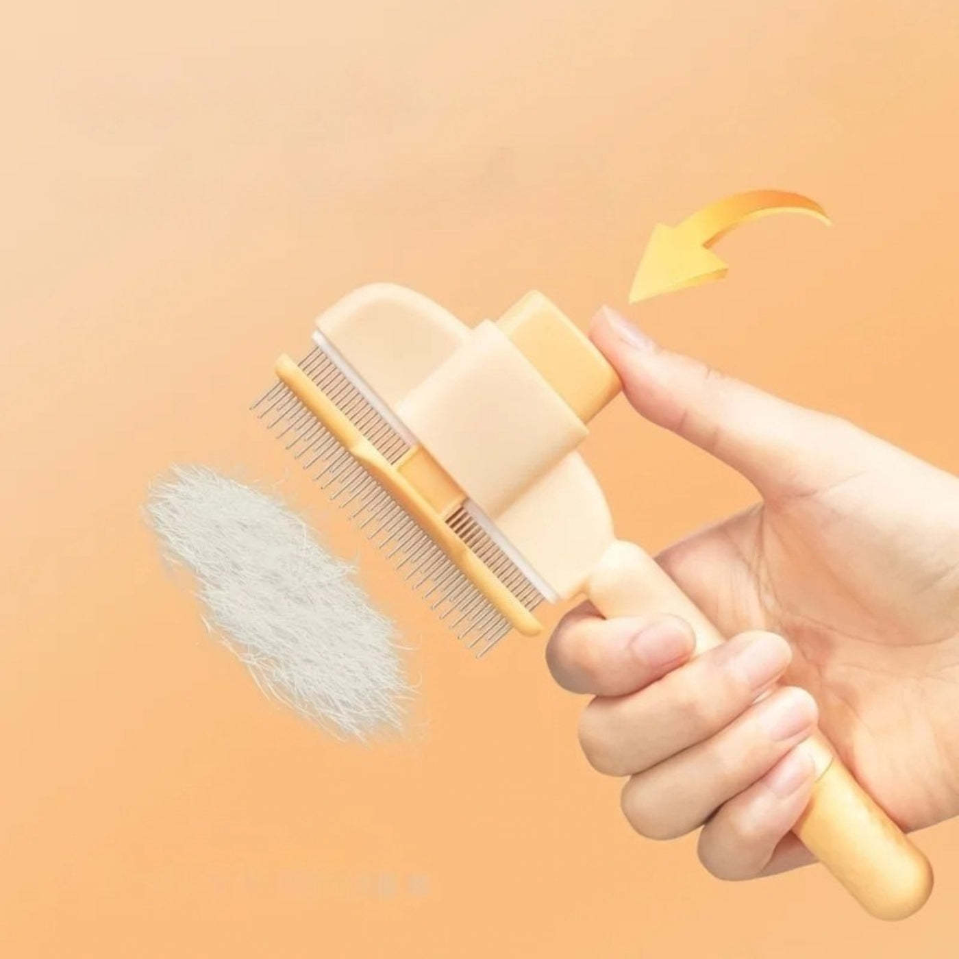 Sanfte Hundehaar-Entfernungsbürste