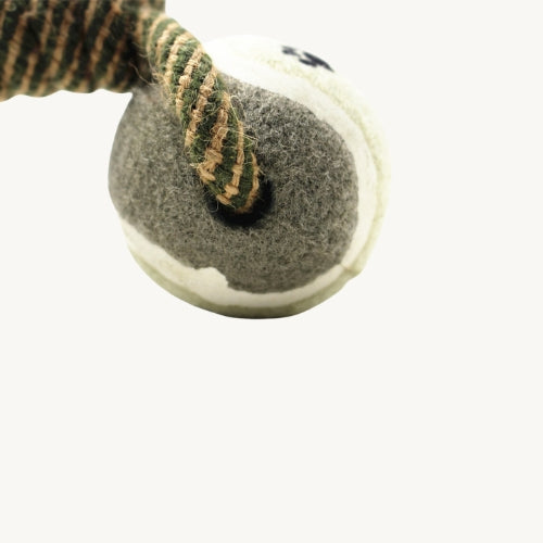 Cooles Seil-Tennisball Kauspielzeug zur Zahnreinigung