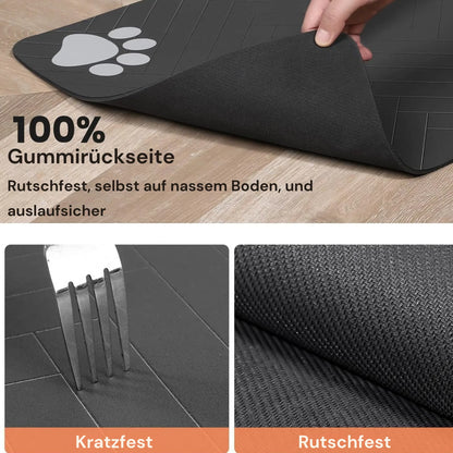 Praktische Unterlage für Futter- und Wassernäpfe