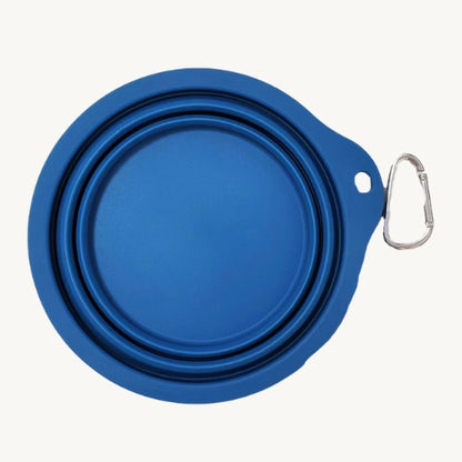 Faltbarer Outdoor-Hundenapf aus Silikon