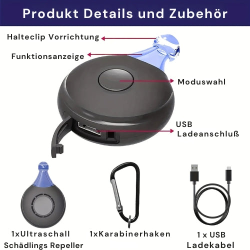 Ultraschall Anti-Insekten Anhänger
