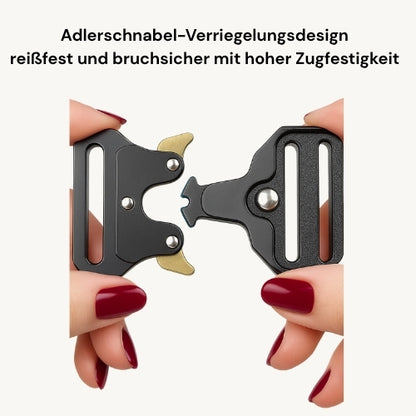 Taktisches Hundehalsband mit Zinkschnalle